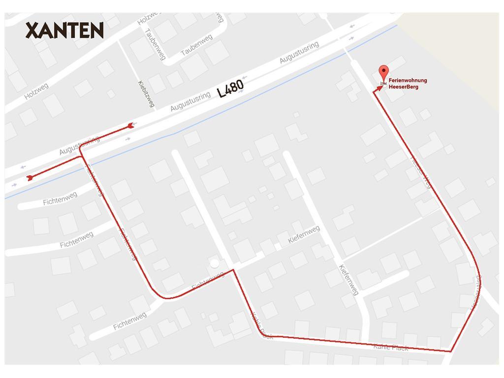 Ferienwohnung Heeserberg Xanten Eksteriør billede